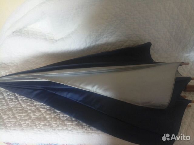 Зонт трость с дерев ручкой