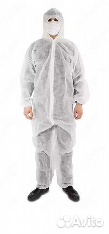 Комбинезон защитный одноразовый 40г Комбинезон защитный одноразовый 40г
