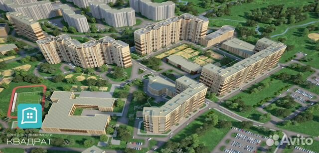 1-к квартира, 40.1 м², 18/23 эт.