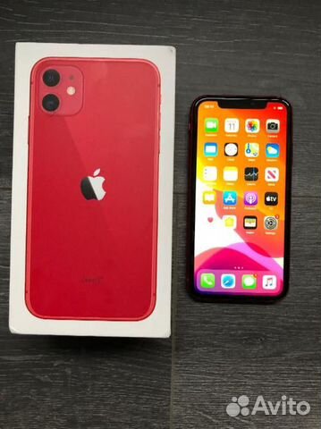 Новый Apple iPhone 11 64 Gb red (оригинал)
