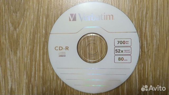 Чистый CD-R диск Verbatim
