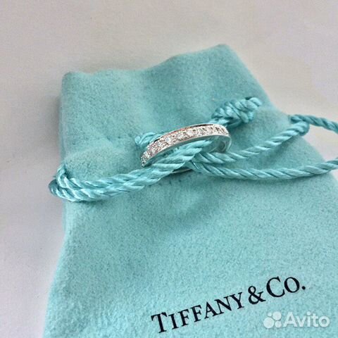 Кольцо Tiffany с бриллиантами оригинал