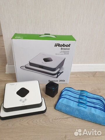 Irobot braava робот-полотер влажная и сухая уборка