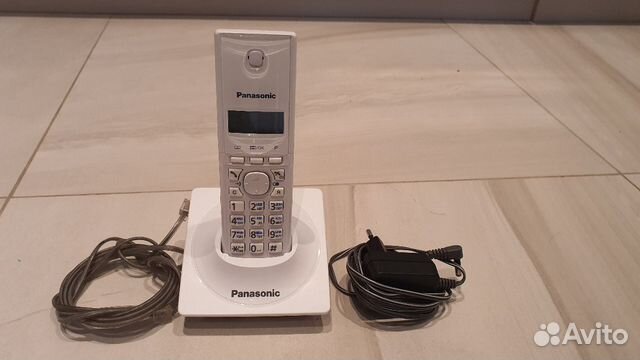 Радиотелефон dect Panasonic белый