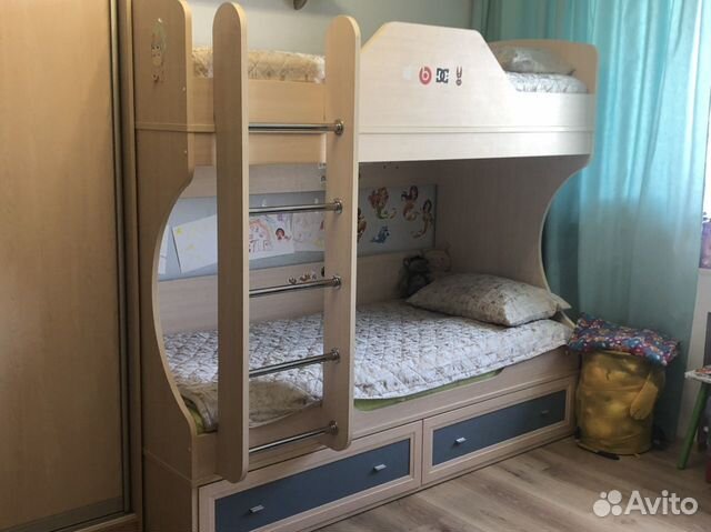 Кровать двухьярусная Детская lazurit