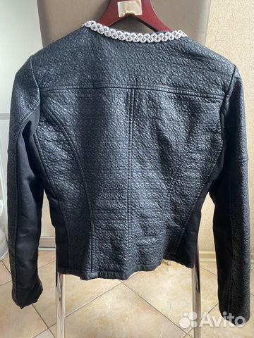 Кожаный пиджак жакет Zara