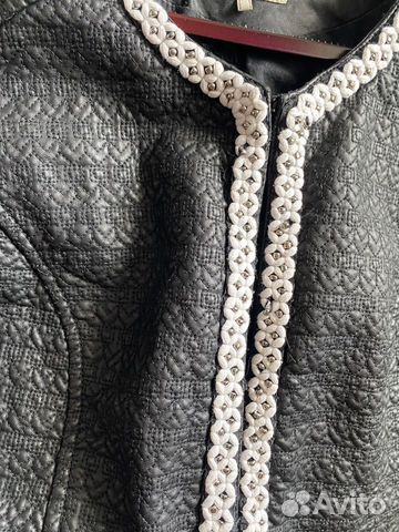 Кожаный пиджак жакет Zara