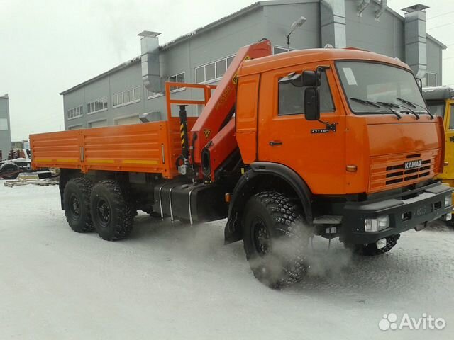 Новый камаз 43118 борт с Palfinger 23500 евро 2