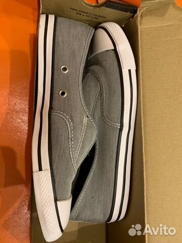 Новые серые слипоны converse 38eur размер
