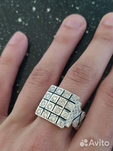 Золотое кольцо с бриллиантами 4.75ct Золотое кольцо с бриллиантами 4.75ct
