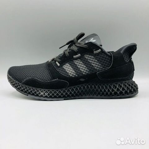 Кроссовки Adidas ZX 4000 4D черные Кроссовки Adidas ZX 4000 4D черные