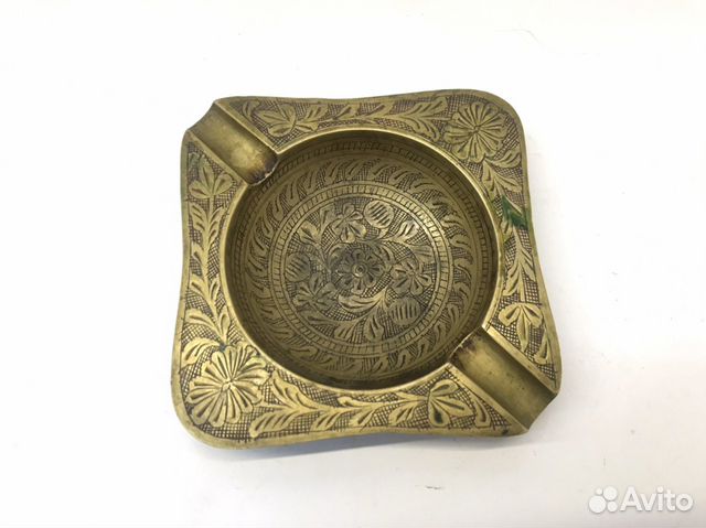 А721 винтажная индийская пепельница