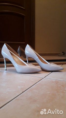 Новые туфли Casadei, кожаные, каблук метал.+кожа