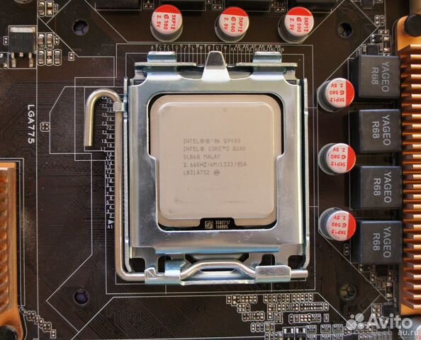 Процессор Q9400 4 ядра LGA 775 и CR2032