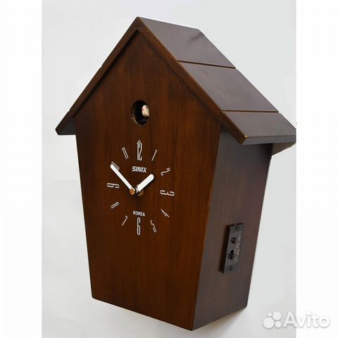 Настенные часы с кукушкой Sinix 504B темно-коричн Настенные часы с кукушкой Sinix 504B темно-коричн