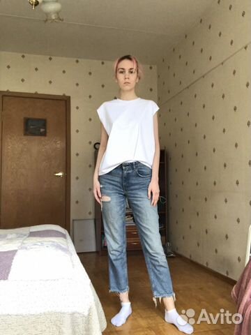 Джинсы синие Cheap Monday Джинсы синие Cheap Monday