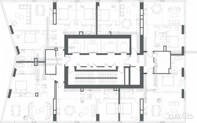 2-к квартира, 68.5 м², 53/65 эт. 2-к квартира, 68.5 м², 53/65 эт.
