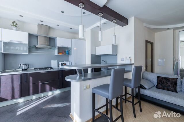 

1-к. квартира, 55 м², 2 кровати