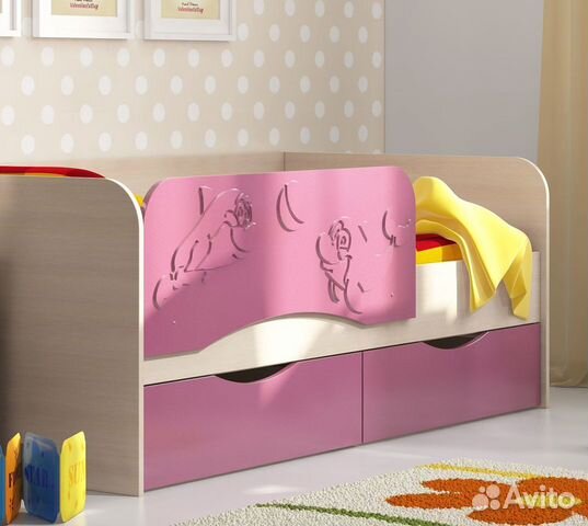 Кровать детская Дельфин 2 в наличии