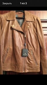Куртка. Натуральная кожа. Новая, подкладка-100 шер