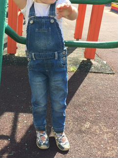 Комбинезон джинсовый детский 92 размер