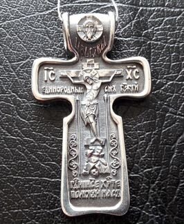Православный крест из серебра 925 пробы
