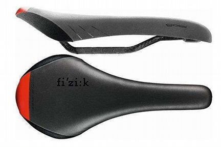 Седло велосипедное fizik gobi M3 grey/RED/black, 7