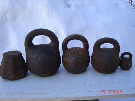 Гиря весовая Утюг угольный Весы старинные гирьки