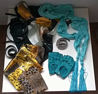 Вещи для девочки шарфы перчатки и разные разности