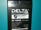 Аккумулятор Delta DT 4045 для фонаря и другого