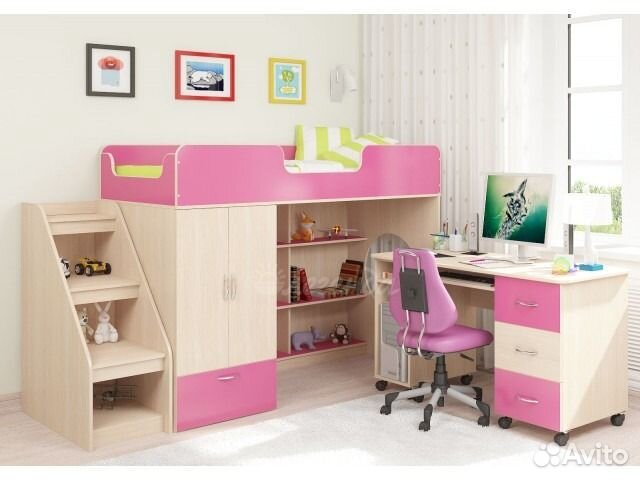 Кровать чердак