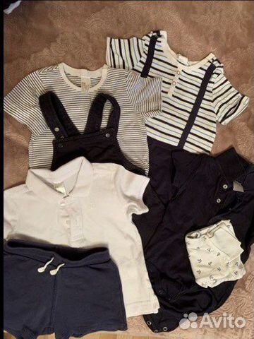 Летние вещи H&M на мальчика 74 см