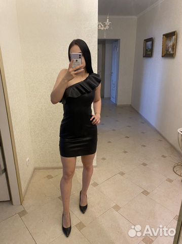 Платье Lime кожзам