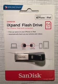 Флэшка SanDisk iXpand Flash Drive 128 гб