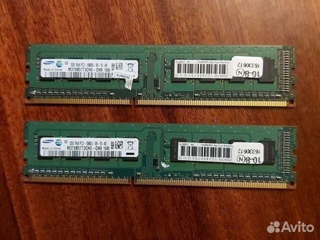 Оперативная память DDR3 и DDR2
