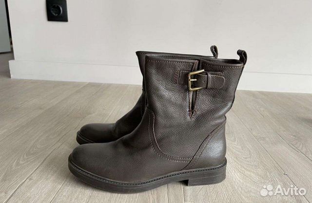 Кожаные сапожки