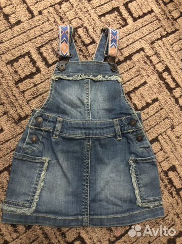 Джинсовый сарафан benetton