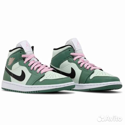 Кроссовки Air Jordan 1 Mid Dutch Green (W)