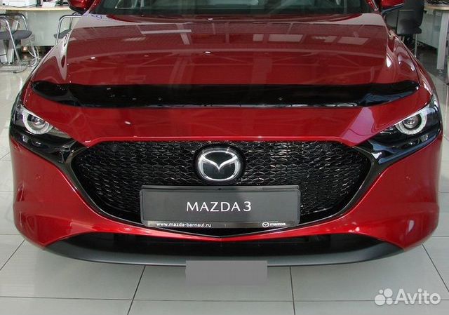 Дефлектор капота Mazda 3 Хетчбэк (2019-2022)