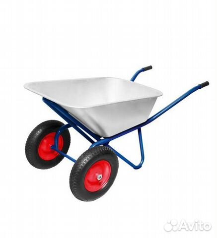 Тачка строительная двухколесная 250 кг (новая)