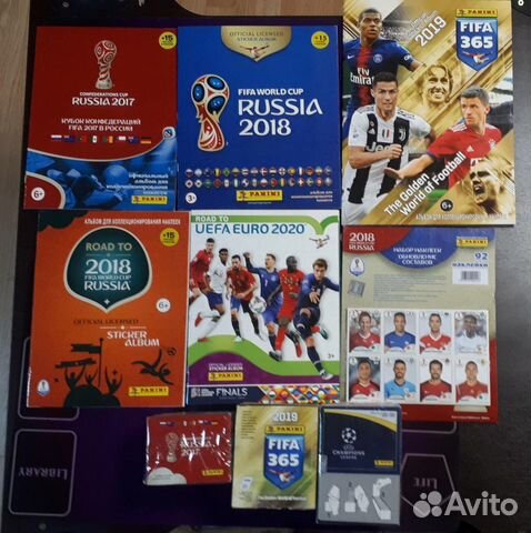 Панини, боксы, наклейки Чемпионат мира 2018
