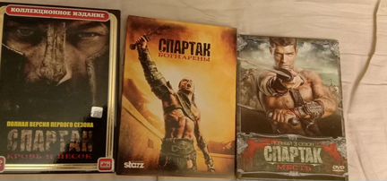 Диски с сериалом спартак