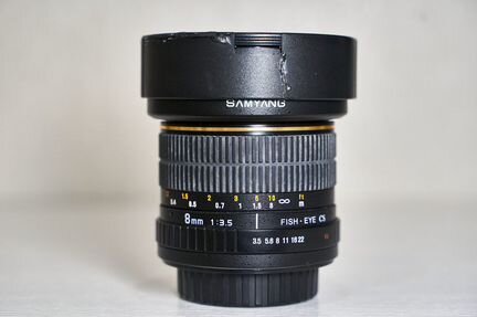 Samyang 8 f/3.5, Sony a700