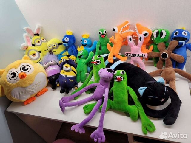 Роблокс радужные друзья, сова, миньоны