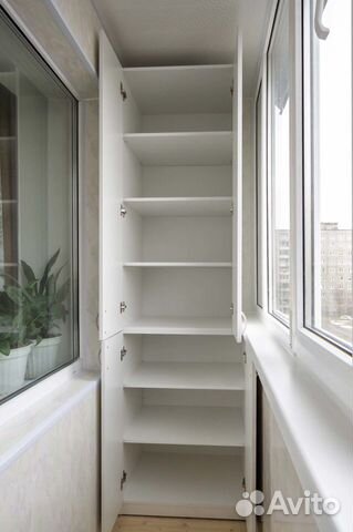 Шкаф балкона 2,22х1,2х0,5 мебельная дсп