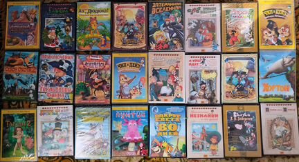 Мультфильмы на лицензионных DVD