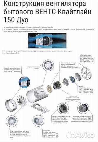 Вентилятор канальный Вентс Квайтлайн Duo 150