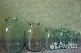 Банки стеклянные 3, 2, 1.5, 1, 0.5 и 0.7 литра