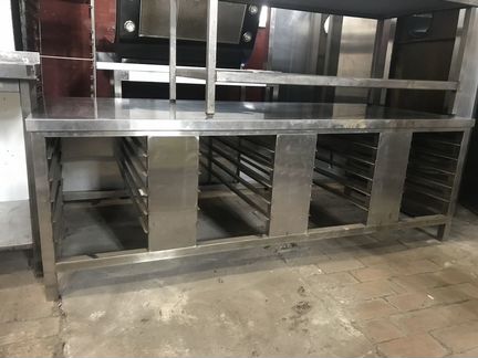 Стол подставка под печи нержавейка б/у