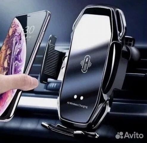 Держатель для телефона с беспроводной зарядкой